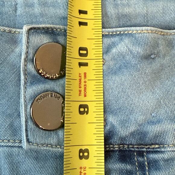 Pit Bull Jeans Distressed Rhinestone Embellished Light Wash REF#25027 30x29 - Picture 11 of 14